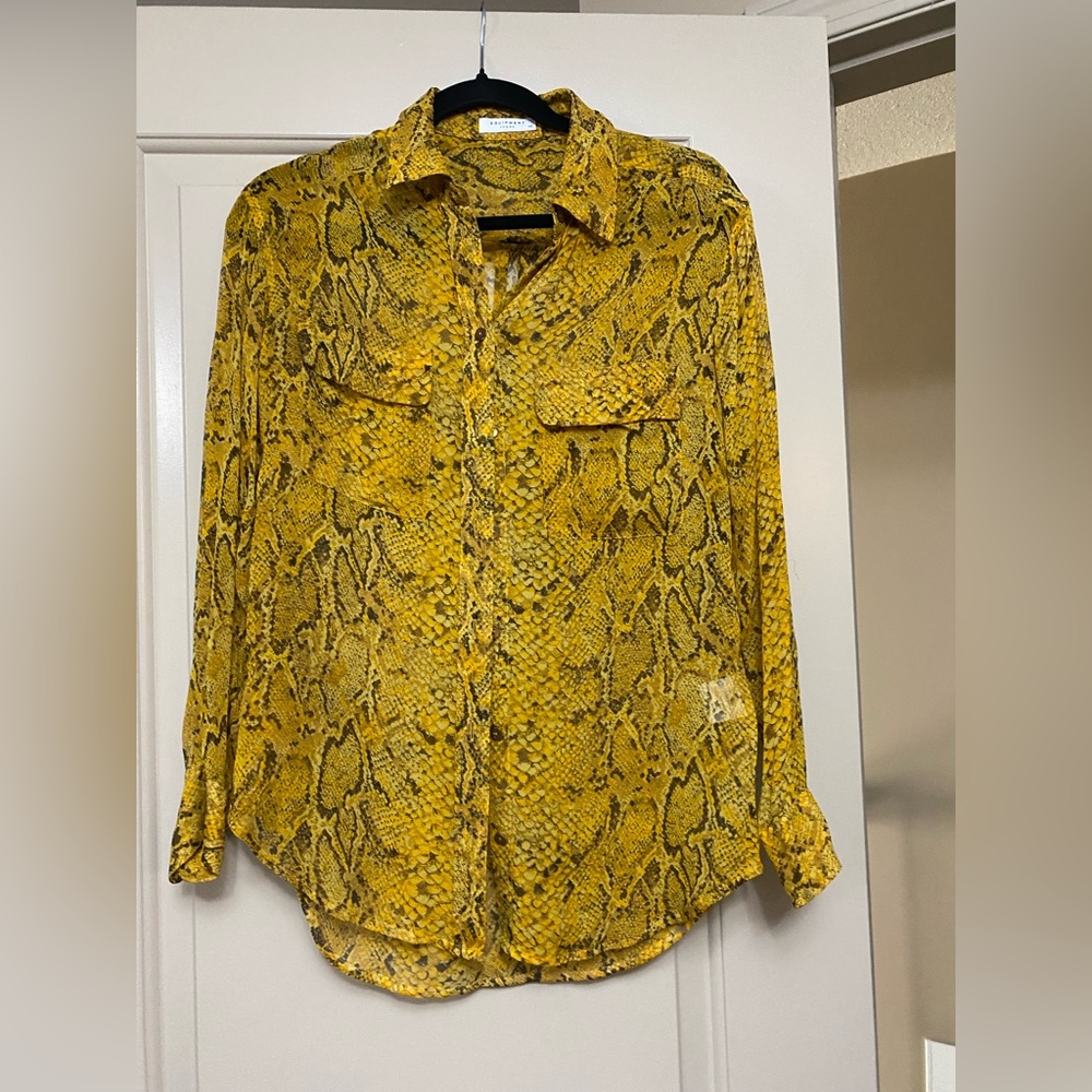 Equipment silk blouse , worn once